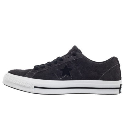 Converse One Star OX Almost Black/White 163247C (CO376-a) sportiniai bateliai