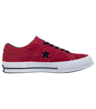 Converse One Star OX Enamel Red/Black/White 163246C (CO376-b) sportiniai bateliai