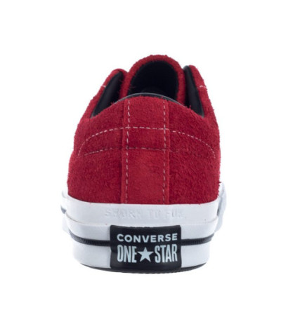 Converse One Star OX Enamel Red/Black/White 163246C (CO376-b) sportiniai bateliai