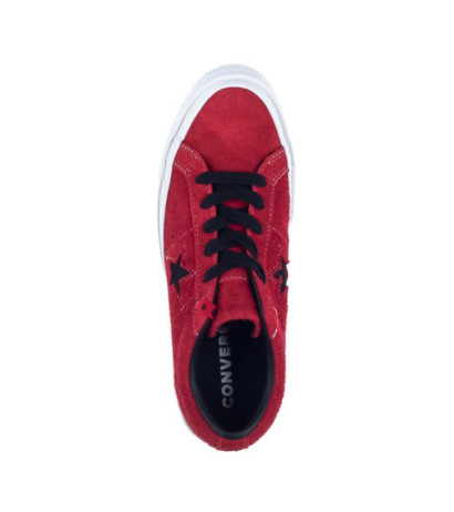 Converse One Star OX Enamel Red/Black/White 163246C (CO376-b) sportiniai bateliai