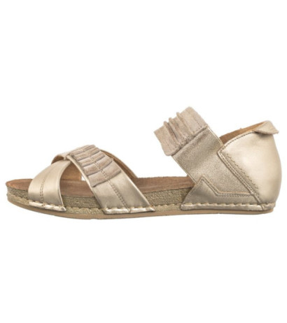 Maciejka Złote/Beżowe 03375-25/00-5 (MA351-i) sandalai