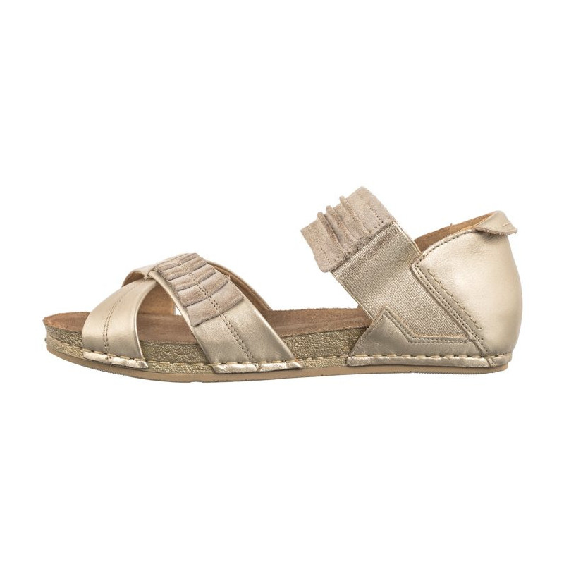 Maciejka Złote/Beżowe 03375-25/00-5 (MA351-i) sandalai