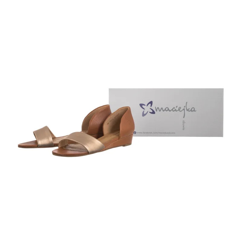 Maciejka Rude+Złote 01971-68/00-5 (MA346-g) sandalai
