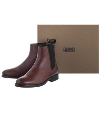 Tommy Hilfiger  Pin Logo Chelsea Boot EN0EN00606 GVI Winter Cognac (TH75-a) batai
