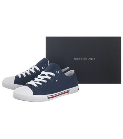 Tommy Hilfiger Low Cut Lace-Up Sneaker T3X4-30692-0890 800 Blue (TH79-b) bateliai