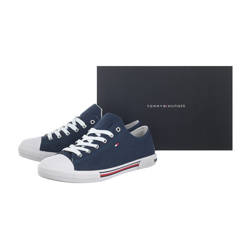 Tommy Hilfiger Low Cut Lace-Up Sneaker T3X4-30692-0890 800 Blue (TH79-b) bateliai