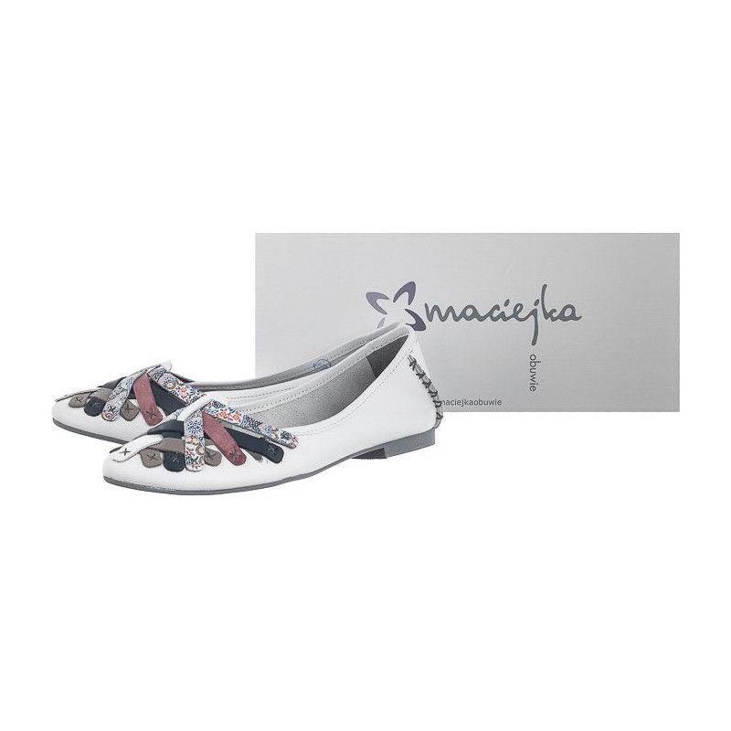 Maciejka Białe 01358-21/00-0 (MA563-a) bateliai