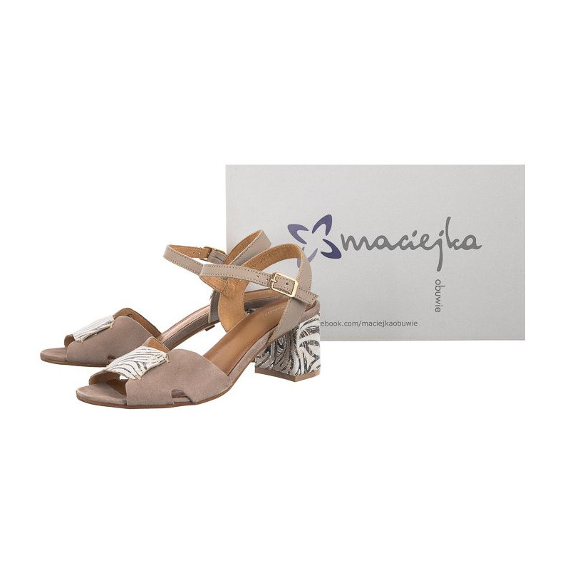 Maciejka Beżowe 04120-10/00-5 (MA481-g) sandalai