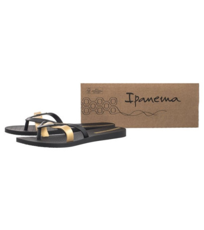 Ipanema Kirei Fem 81805/AT156 Black/Gold (IP16-d) šlepetės
