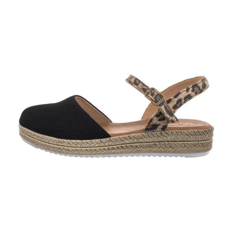 Maciejka Czarne w Panterkę 03065-20/00-5 (MA472-g) sandalai
