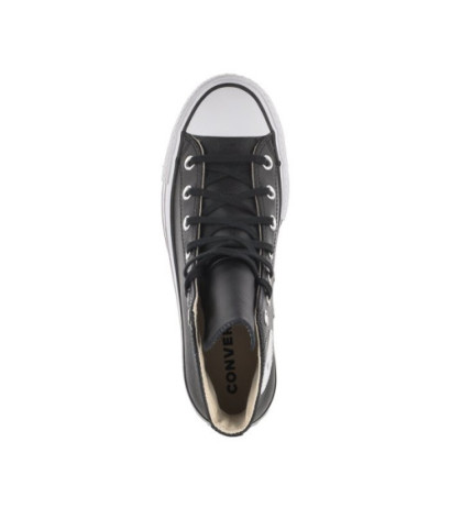 Converse CT All Star Lift Clean Hi Black/Black/White 561675C (CO446-a) bateliai