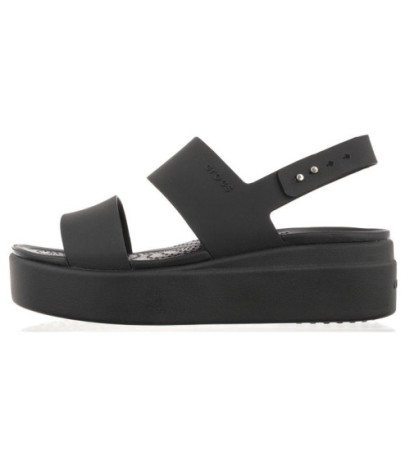 Crocs Brooklyn Low Wedge W Black 206453-060 (CR199-d) sandalai