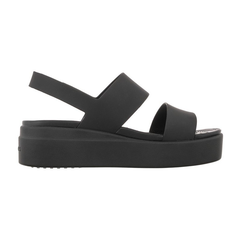 Crocs Brooklyn Low Wedge W Black 206453-060 (CR199-d) sandalai