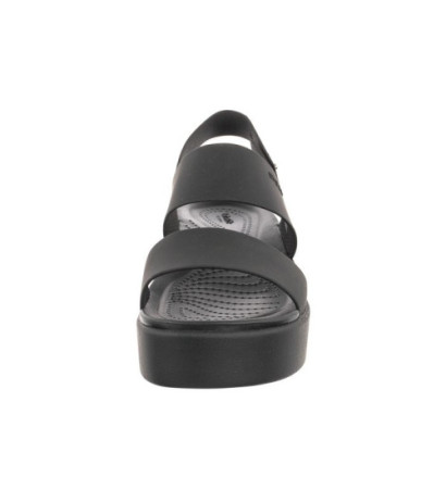 Crocs Brooklyn Low Wedge W Black 206453-060 (CR199-d) sandalai