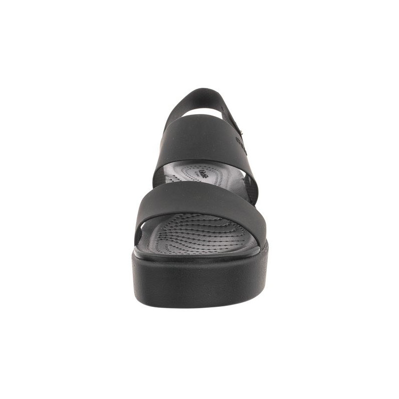 Crocs Brooklyn Low Wedge W Black 206453-060 (CR199-d) sandalai