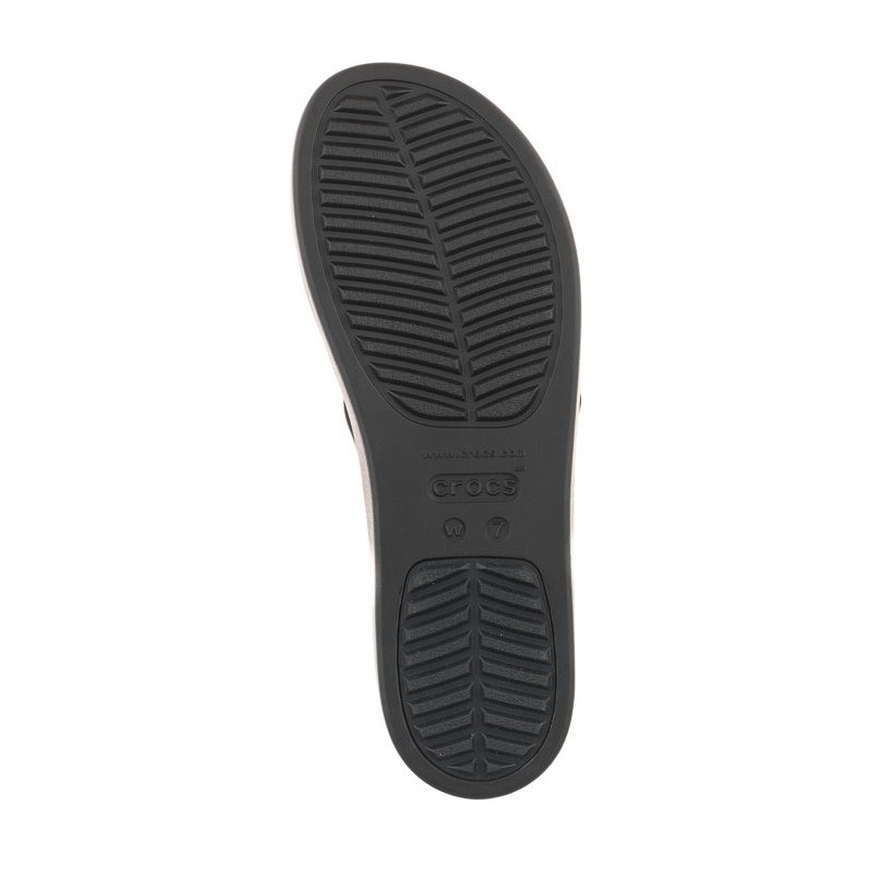 Crocs Brooklyn Low Wedge W Black 206453-060 (CR199-d) sandalai