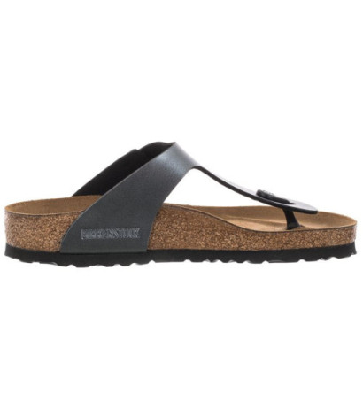 Birkenstock Gizeh BS Metallic Black 1021428 (BK114-b) šlepetės