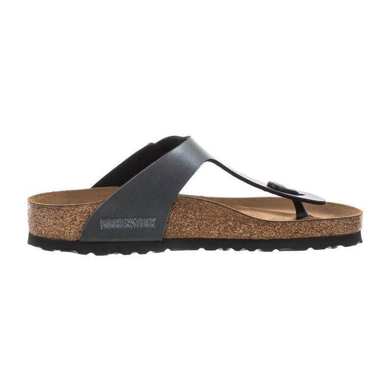 Birkenstock Gizeh BS Metallic Black 1021428 (BK114-b) šlepetės