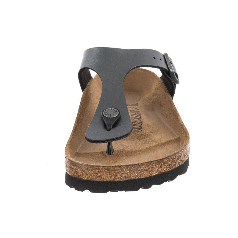 Birkenstock Gizeh BS Metallic Black 1021428 (BK114-b) šlepetės