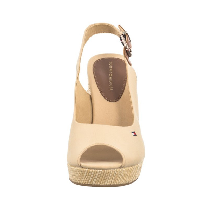 Tommy Hilfiger Iconic Elena Sling Back Wedge FW0FW04789 ACR Harvest Wheat (TH126-e) batai