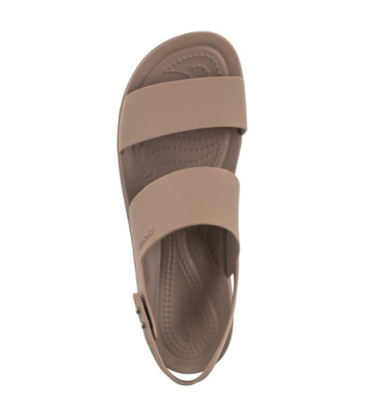 Crocs Brooklyn Low Wedge W Latte/Mushroom 206453-2EL (CR199-f) sandalai