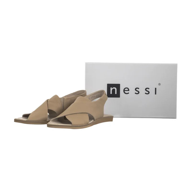 Nessi Beżowe 19560 lico (NE186-e) sandalai