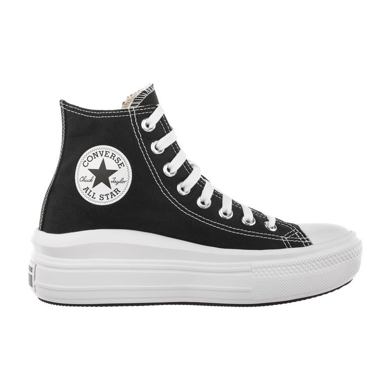 Converse CT All Star Move Hi Black/Natural Ivory/White 568497C (CO448-a) bateliai
