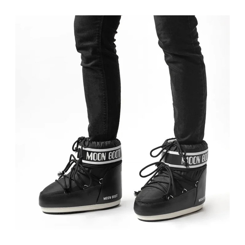 Moon Boot Icon Low Nylon Black 1409340 N001 (MB46-a) batai