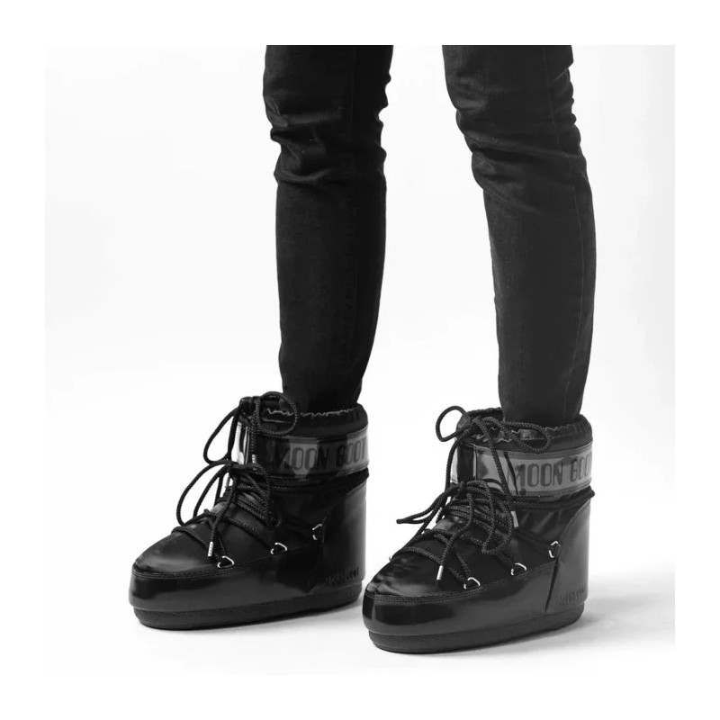 Moon Boot Icon Low Glance Black 1409350 N001 (MB47-a) batai