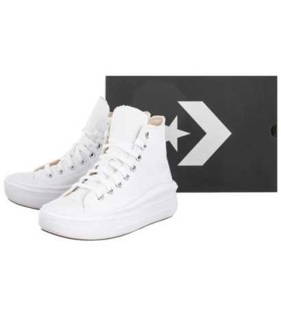Converse CT All Star Move Hi White/Natural Ivory/Black 568498C (CO448-b) bateliai