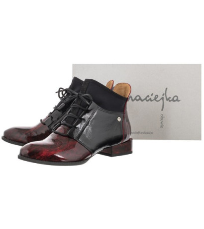 Maciejka Bordowe Lakierowane 04744-29/00-5 (MA649-f) batai
