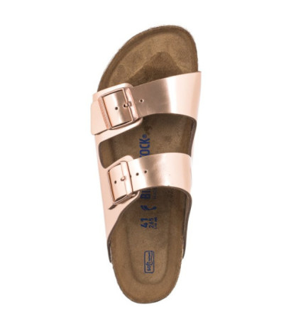 Birkenstock Arizona BS Soft Footbed Metallic Copper 0952093 (BK145-a) Moteriški batai/šlepetės