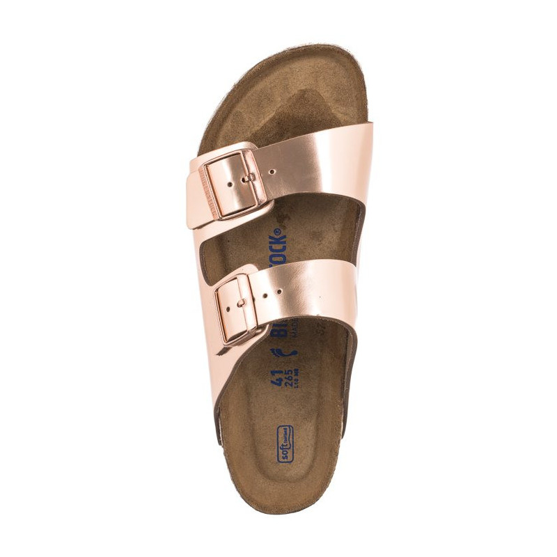 Birkenstock Arizona BS Soft Footbed Metallic Copper 0952093 (BK145-a) Moteriški batai/šlepetės