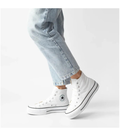 Converse CT All Star Lift Hi White/Black 560846C (CO468-a) bateliai