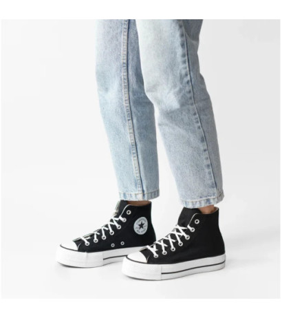 Converse CT All Star Lift Hi Black/White 560845C (CO468-b) bateliai