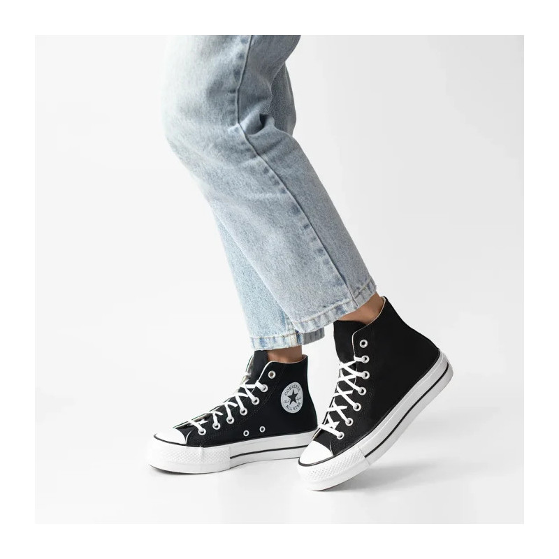Converse CT All Star Lift Hi Black/White 560845C (CO468-b) bateliai