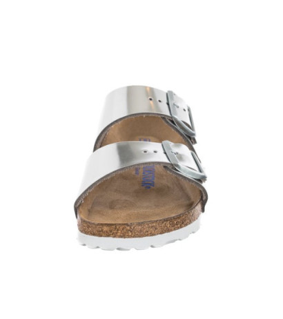 Birkenstock Arizona BS Soft Footbed Silver 1005961 (BK145-b) Moteriški batai/šlepetės