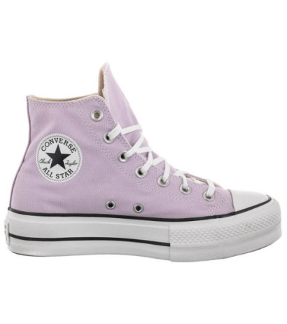 Converse CT All Star Lift Hi Pale Amethyst/White/Black A01178C (CO468-d) bateliai