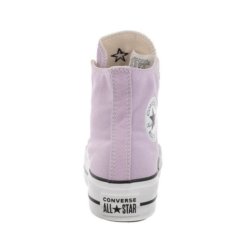 Converse CT All Star Lift Hi Pale Amethyst/White/Black A01178C (CO468-d) bateliai