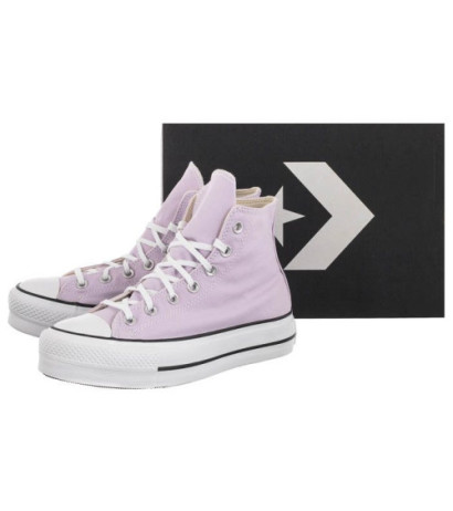 Converse CT All Star Lift Hi Pale Amethyst/White/Black A01178C (CO468-d) bateliai