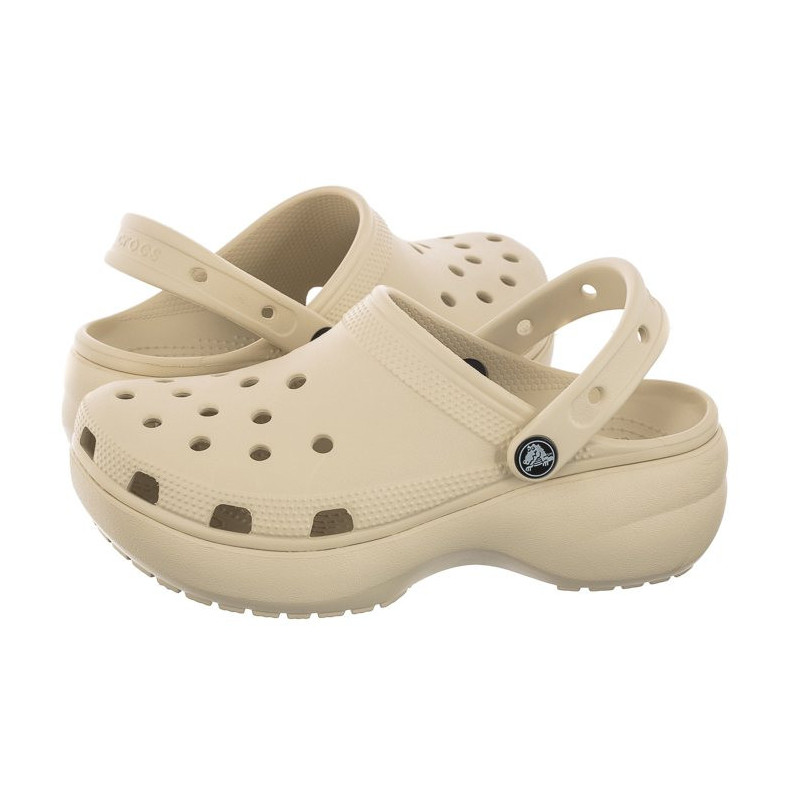 Crocs Classic Platform Clog W Bone 206750-2Y2 (CR211-e) Moteriški batai/šlepetės