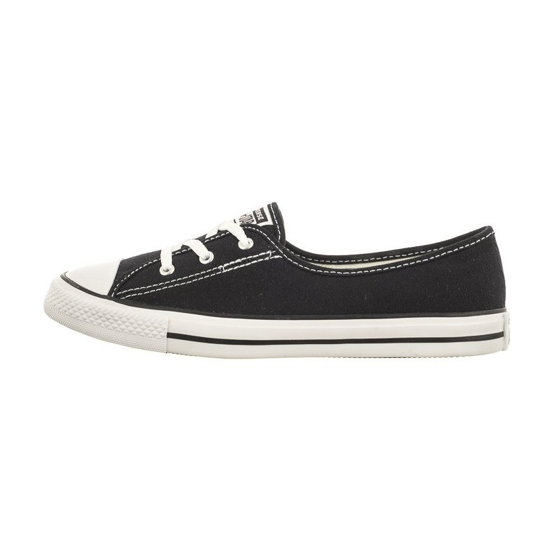 Converse CT All Star Ballet Lace Slip Black/White/Black 566775C (CO467-b) bateliai