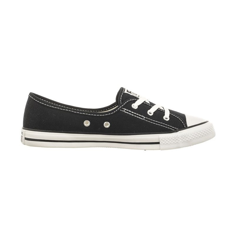 Converse CT All Star Ballet Lace Slip Black/White/Black 566775C (CO467-b) bateliai