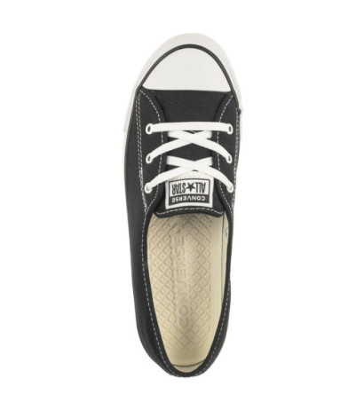 Converse CT All Star Ballet Lace Slip Black/White/Black 566775C (CO467-b) bateliai