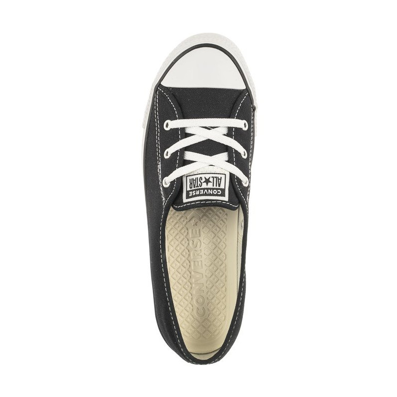Converse CT All Star Ballet Lace Slip Black/White/Black 566775C (CO467-b) bateliai