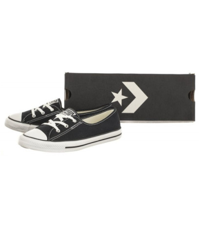 Converse CT All Star Ballet Lace Slip Black/White/Black 566775C (CO467-b) bateliai