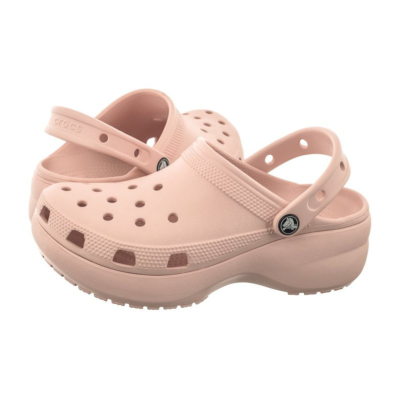 Crocs Classic Platform Clog W Pale Blush 206750-6RL (CR211-g) Moteriški batai/šlepetės