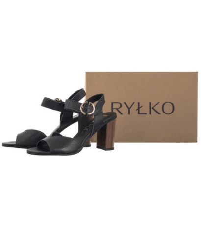 Ryłko Czarne 9HFR4_T4 _9SC (RY294-f) sandalai