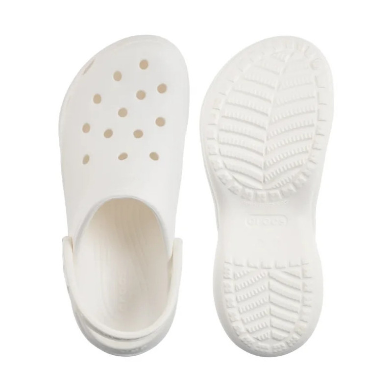 Crocs Classic Bae Clog W White 206302-100 (CR217-b) Moteriški batai/šlepetės