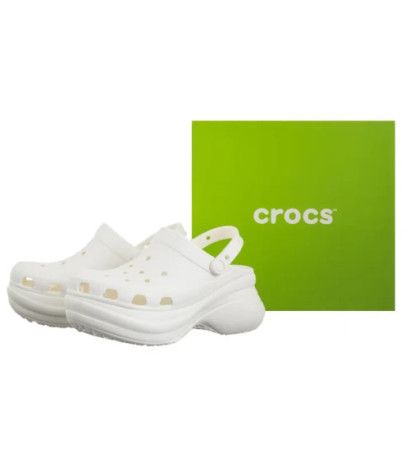Crocs Classic Bae Clog W White 206302-100 (CR217-b) Moteriški batai/šlepetės